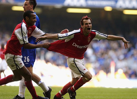 Ljungberg thời còn tung hoành tại Arsenal