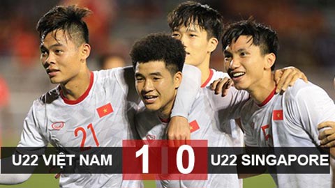 U22 Việt Nam 1-0 U22 Singapore: Đức Chinh lập công, U22 Việt Nam thắng thót tim