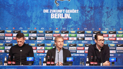 Klinsmann vừa trở lại Bundesliga với vị trí HLV trưởng Hertha Berlin