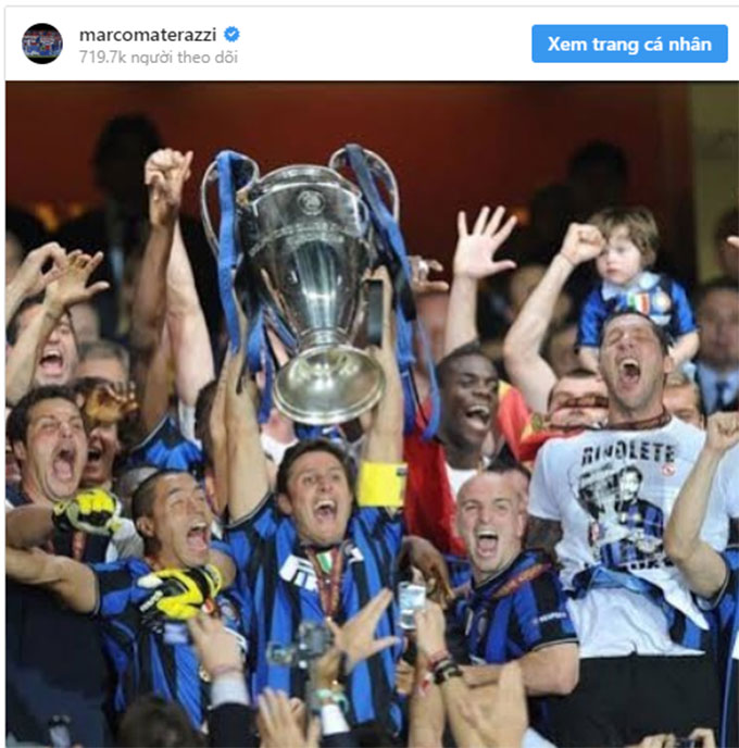 Inter vô địch Champions League 2010 mà không có Ibra trong đội hình