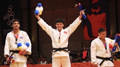 Đánh bại võ sĩ Thái Lan, Anh Tài giành vàng đầu tiên cho judo Việt Nam