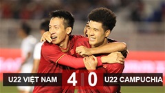 U22 Việt Nam 4-0 U22 Campuchia: Tái ngộ U22 Indonesia ở chung kết