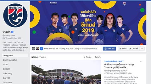 CĐV Việt Nam vào lại được fanpage bóng đá lớn nhất Thái Lan