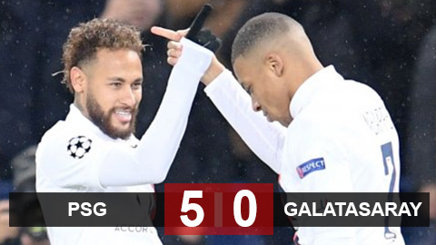 PSG 5-0 Galatasaray: Neymar, Mbappe tỏa sáng, PSG nối dài mạch trận ấn tượng PSG 5-0 Galatasaray: Neymar, Mbappe tỏa sáng, PSG nối dài mạch trận ấn tượng