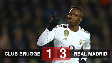 Club Brugge 1-3 Real Madrid: Bale dự bị, song tấu Brazil tỏa sáng Club Brugge 1-3 Real Madrid: Bale dự bị, song tấu Brazil tỏa sáng