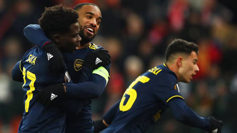 Arsenal và Eintracht Frankfurt giành vé vào vòng 1/16 Europa League Arsenal và Eintracht Frankfurt giành vé vào vòng 1/16 Europa League
