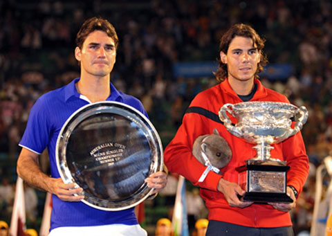 Nadal đánh bại Federer để giành chức vô địch Australian Open 2009