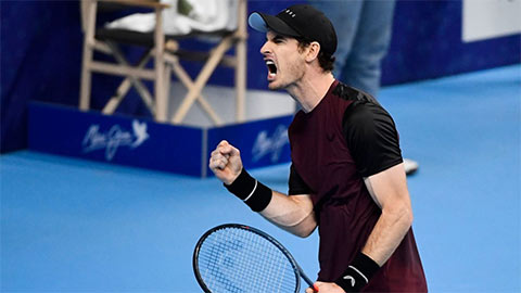 Murray ráo riết tập luyện hướng tới Australian Open 2020