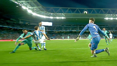 Barca mất oan quả phạt đền phút bù giờ