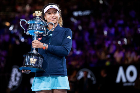 Naomi Osaka vô địch Australian Open 2019 để giành Grand Slam thứ hai trong sự nghiệp (sau US Open 2018)