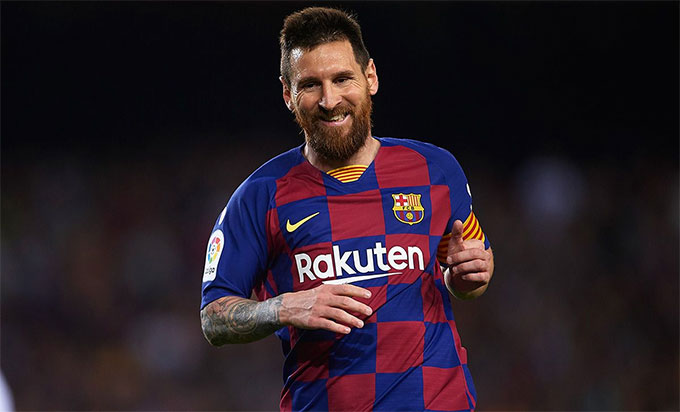 Messi đã ghi 49 bàn trong năm 2019