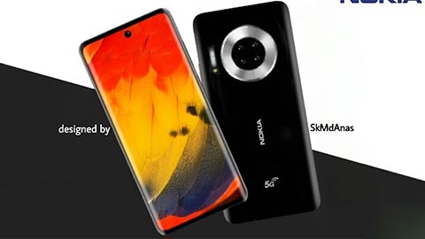 Nokia N95 5G bất ngờ xuất hiện với màn hình cong, 4 camera sau hầm hố