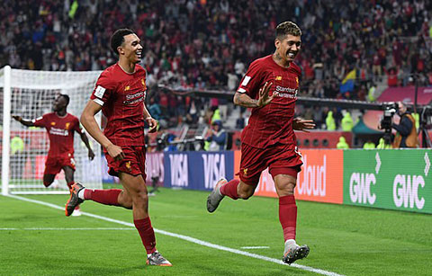 Firmino ghi bàn thắng quý giá ở phút bù giờ thứ 2, giúp Liverpool vào chung kết FIFA Club World Cup