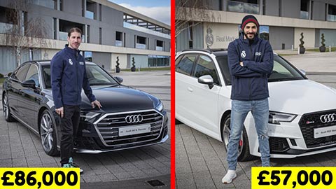 Sao Real nhận xế hộp từ nhà tài trợ Audi