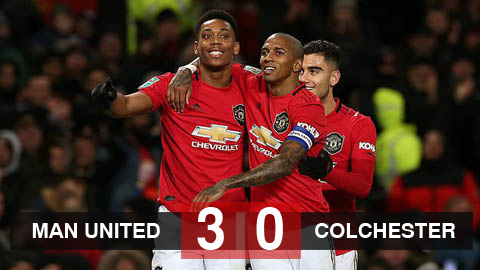 M.U 3-0 Colchester United: Quỷ đỏ vào bán kết cúp Liên đoàn M.U 3-0 Colchester United: Quỷ đỏ vào bán kết cúp Liên đoàn