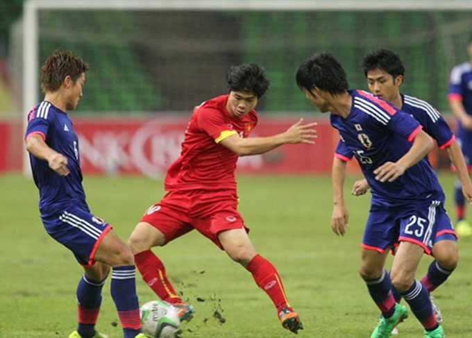 Phong độ tốt của Công Phượng ở vòng loại U23 châu Á 2016 không thể giúp U23 Việt Nam cầm hòa U23 Nhật Bản
