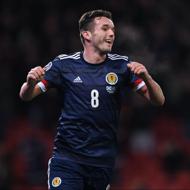 John McGinn đã được vinh danh là cầu thủ Scotland hay nhất năm 2019