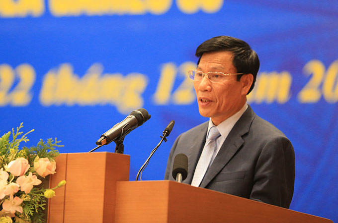 Ông Nguyễn Ngọc Thiện, Bộ trưởng Bộ VH-TT-DL cảm ơn sự quan tâm của Đảng và Nhà nước đã giúp cho Đoàn TTVN vượt khó, lập nhiều thành tích ở SEA Games 30