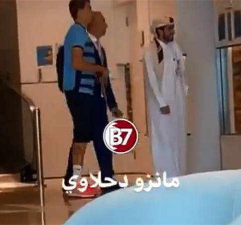 Mandzukic bị bắt gặp ở khách sạn tại Qatar