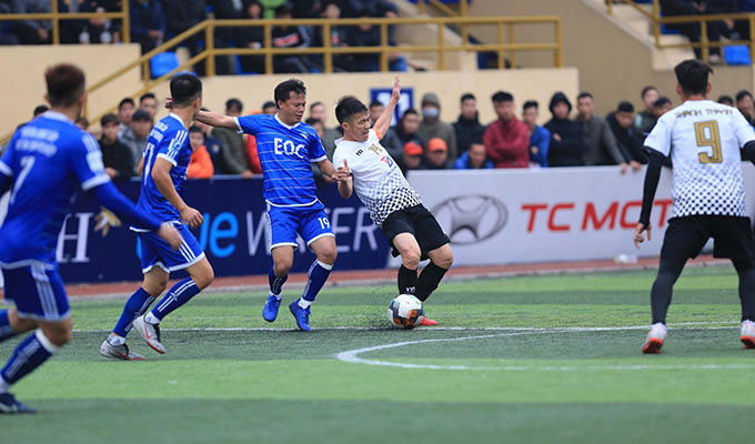 Chiều ngày 22/12, tại sân C500 (Hà Nội) đã diễn ra trận chung kết giải bóng đá 7 người vô địch toàn quốc Hyundai Cup 2019 By TC Motor giữa đại diện của Hà Nội - EOC và Thành Thành FC đến từ Khánh Hoà 