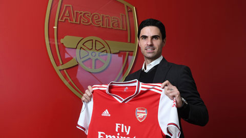 Arsenal bổ nhiệm Arteta vào vị trí HLV trưởng