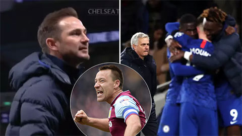 Vừa thua Lampard, Mourinho lại bị Terry xát muối vào nỗi đau
