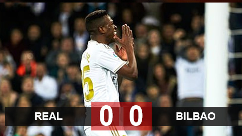 Real 0-0 Bilbao: Hòa trận thứ 3 liên tiếp, Real bị tụt lại so với Barca