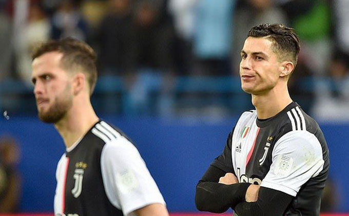 Ronaldo không thể giúp Juve đoạt Siêu cúp Italia