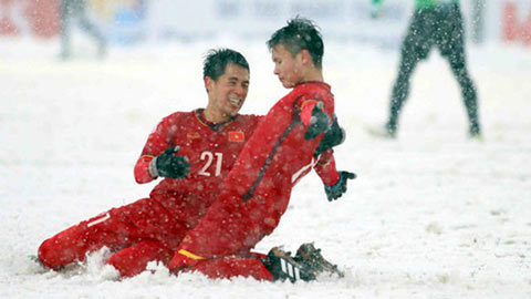 ‘Cầu vồng tuyết’ của Quang Hải là bàn thắng biểu tượng U23 châu Á