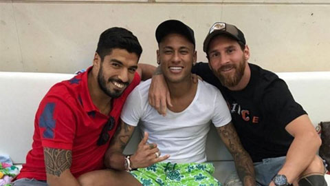 Neymar và Messi tái ngộ tại lễ kỷ niệm 10 năm ngày cưới của Suarez