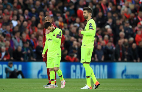 Barca thảm bại 0-4 ở lượt về bán kết Champions League 2018/19