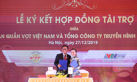 Ký hợp đồng tài trợ giữa VTF và VTVCab