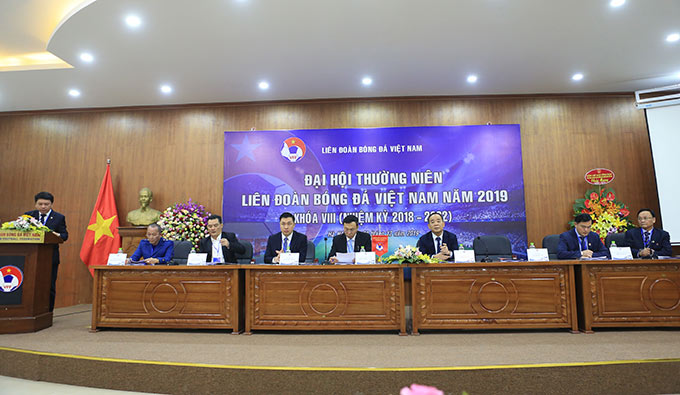 Đại hội thường niên VFF khoá VIII 2019 thông qua nhiều nghị quyết quan trọng - Ảnh: Phan Tùng 