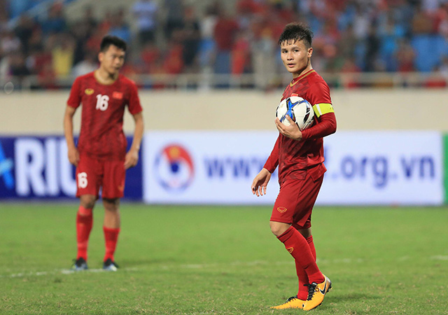 Quang Hải được xem là ngôi sao số 1 của U23 Việt Nam ở VCK U23 châu Á 2020 - Ảnh: Phan Tùng 