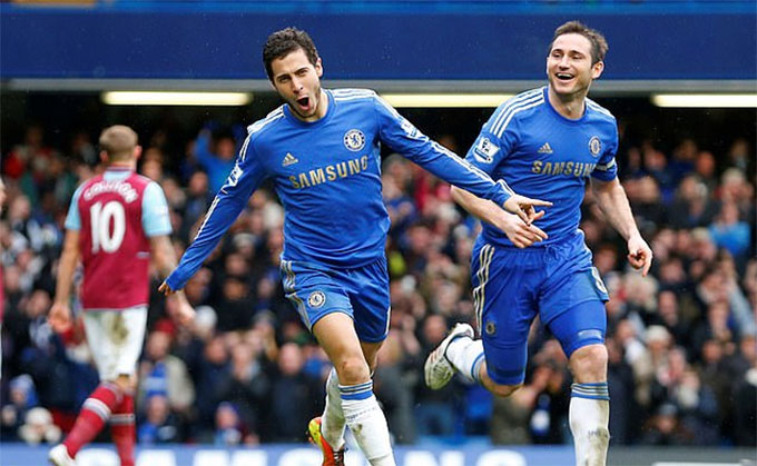 Hazard đã 4 lần được bầu là cầu thủ xuất sắc nhất năm của Chelsea