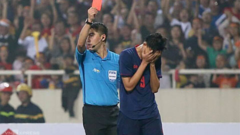 Vì sao cầu thủ U23 Thái Lan không bị treo giò như Việt Nam dù nhận thẻ đỏ?