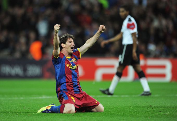 2011: Barca khẳng định sự thống trị bằng chiến thắng 3-1 trước M.U tại chung kết Champions League trên sân Wembley
