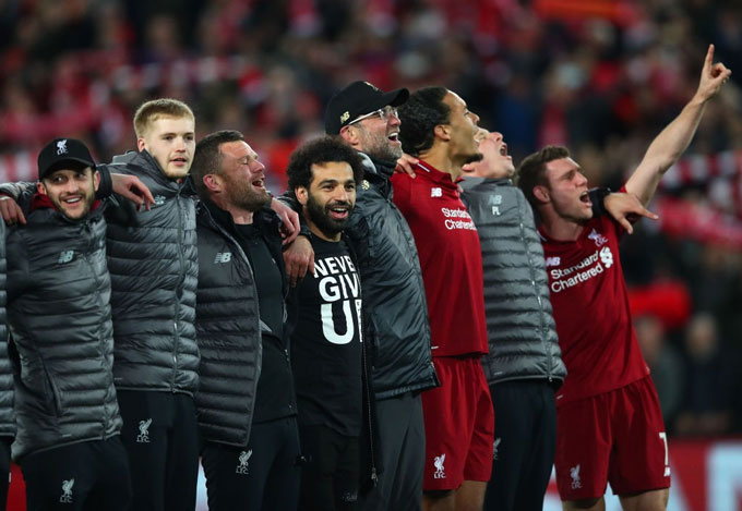 2019: Dấu ấn lớn nhất của Liverpool trong hành trình chinh phục chức vô địch Champions League 2018/19 là chiến thắng 4-0 trước Barca trong khuôn khổ lượt về bán kết. Đáng nói, trận lượt đi Liverpool đã thua tới 3-