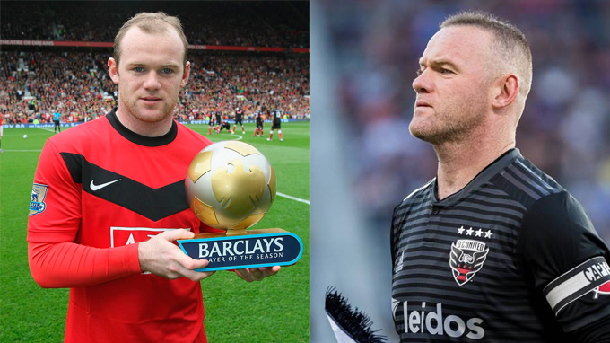 Năm 2009, Wayne Rooney bùng nổ trong màu áo M.U khi ghi 26 bàn tại Premier League 2009/10. Năm 2019, Rooney chia tay DC United (Mỹ) để trở lại nước Anh thi đấu cho Derby County trong vai trò cầu thủ kiêm HLV từ ngày 1/1/2020