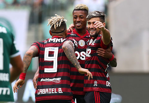 Bộ ba cầu thủ Flamengo xuất sắc nhất Nam Mỹ năm 2019