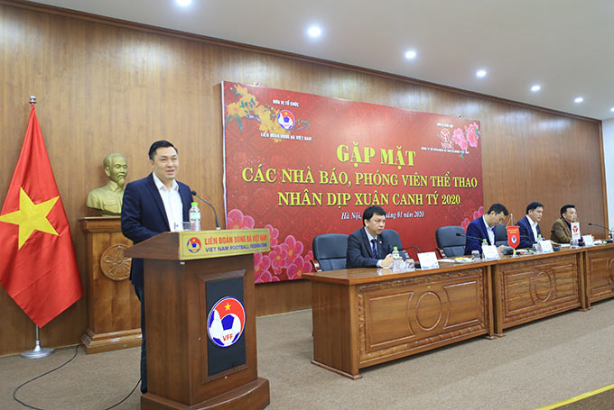 Phó Chủ tịch VFF - Cao Văn Chóng hồ hởi tổng kết lại năm 2019 đầy thành công của bóng đá Việt Nam 
