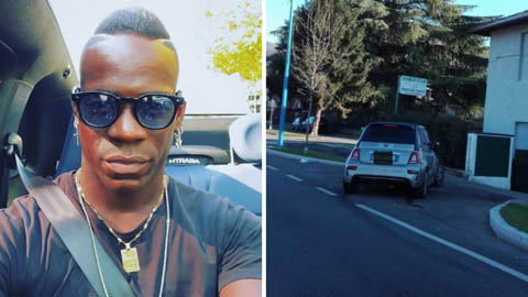 Balotelli gặp tai nạn khi đi chơi đầu năm mới 2020 Balotelli gặp tai nạn khi đi chơi đầu năm mới 2020