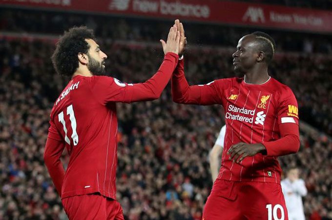 Bộ đôi Salah và Mane đang bay cao, giúp Liverpool thăng hoa