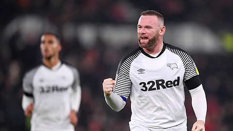 Rooney tỏa sáng ở trận ra mắt Derby County
