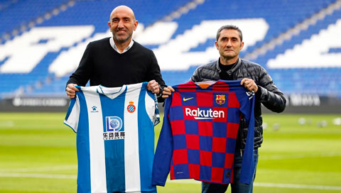 Abelardo và Valverde sẽ có màn so tài trên ghế huấn luyện ở trận derby Catalan