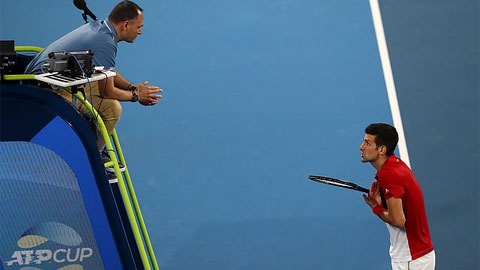 Djokovic 'giận quá mất khôn' ở ATP Cup 2020