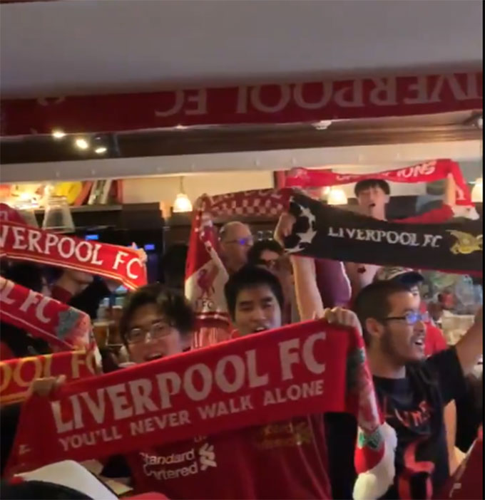 Các CĐV Liverpool ở Nhật Bản