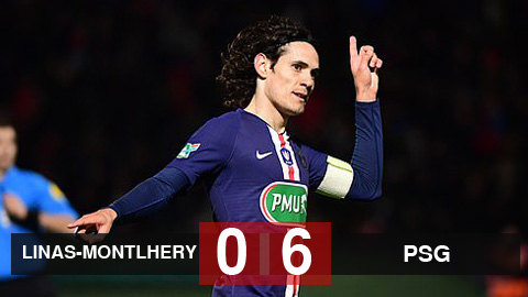 Linas-Montlhery 0-6 PSG: Không Mbappe và Neymar, Cavani toả sáng đưa PSG đi tiếp Linas-Montlhery 0-6 PSG: Không Mbappe và Neymar, Cavani toả sáng đưa PSG đi tiếp