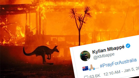 Sao bóng đá chung tay giúp Australia gượng dậy sau thảm họa cháy rừng