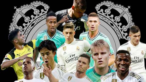 Đội hình tương lai đầy tươi sáng của Real Madrid